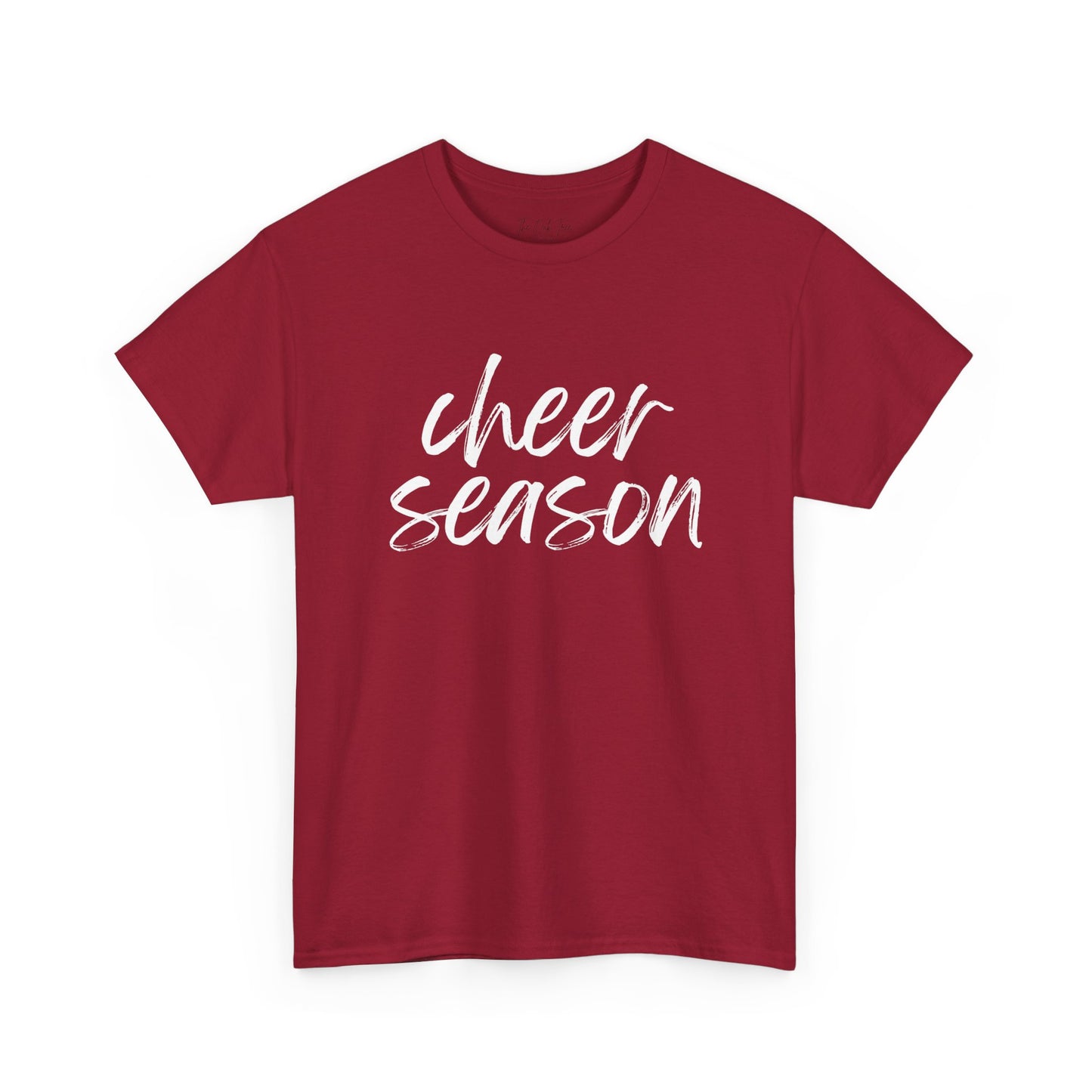 Cheer Season- White Text Tee