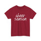 Cheer Season- White Text Tee