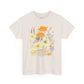 Floral Collage Unisex Heavy Cotton Tee