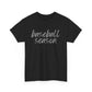 Baseball Season- Grey Text Tee