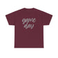Game Day- Grey Text Script Tee