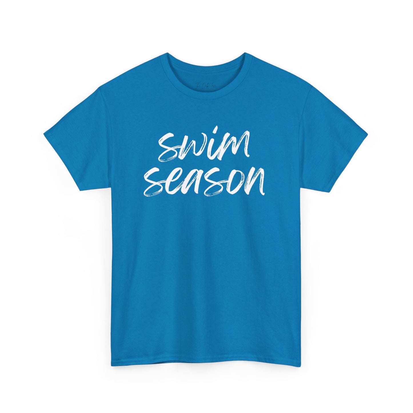 Swim Season- White Text Tee