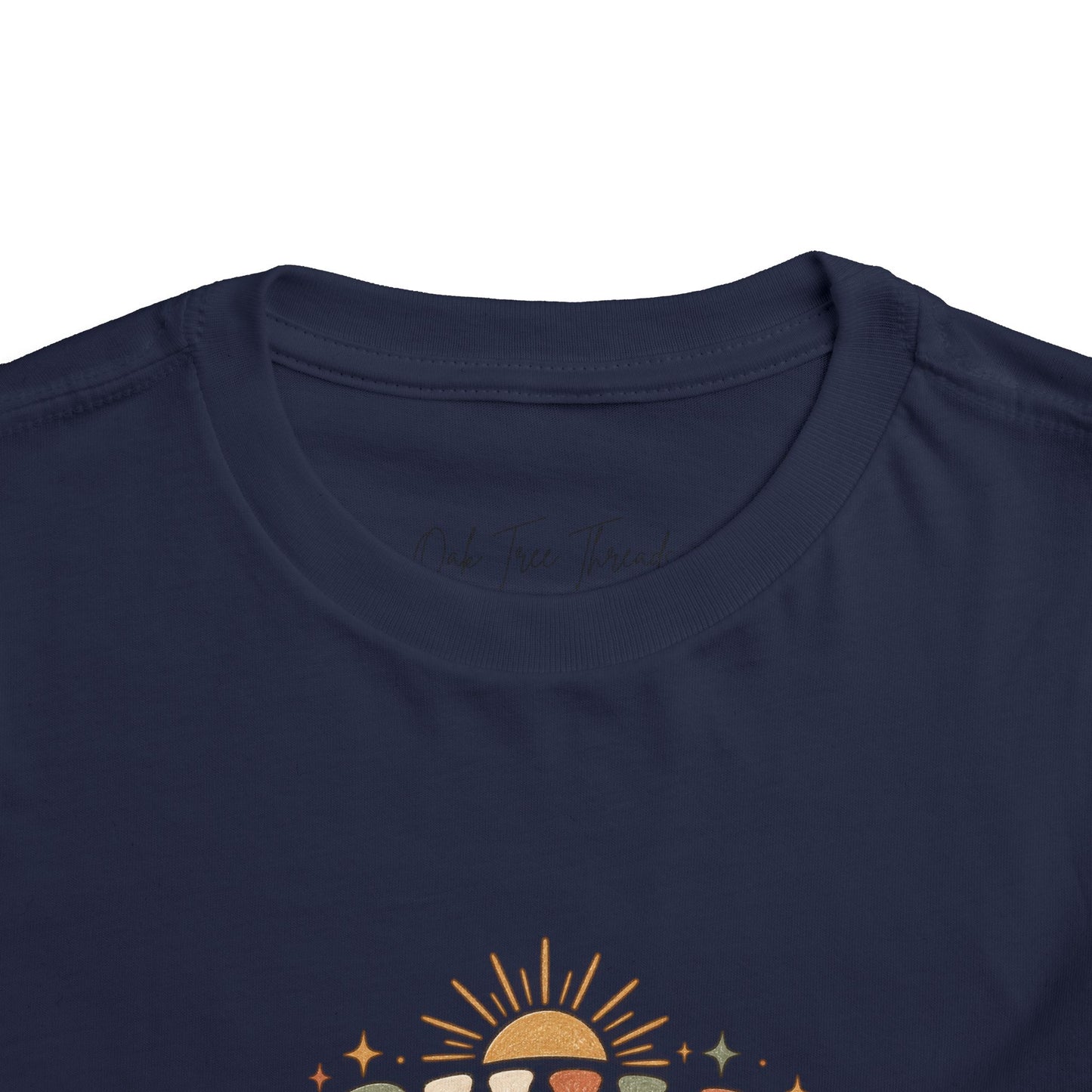 Child of God Toddler Tee — Christian Faith Baby Shirt with Sun & Floral Design