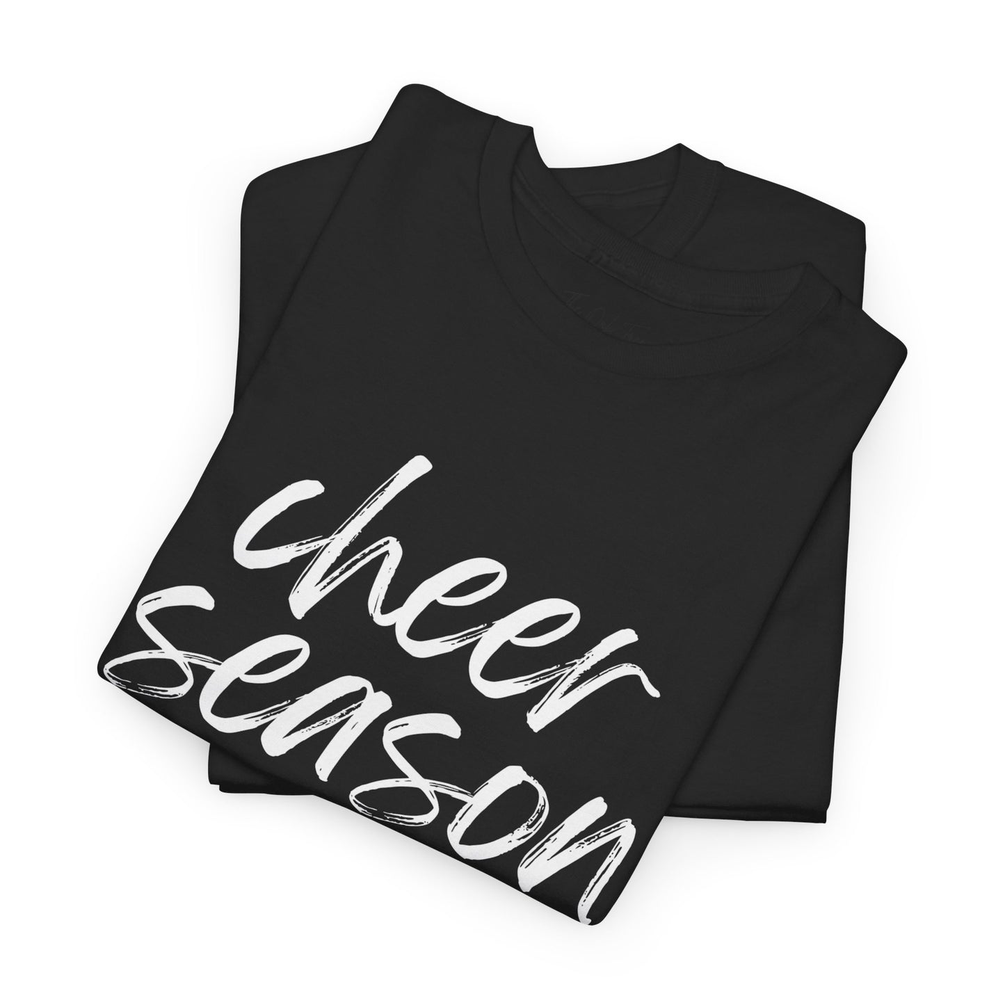 Cheer Season- White Text Tee