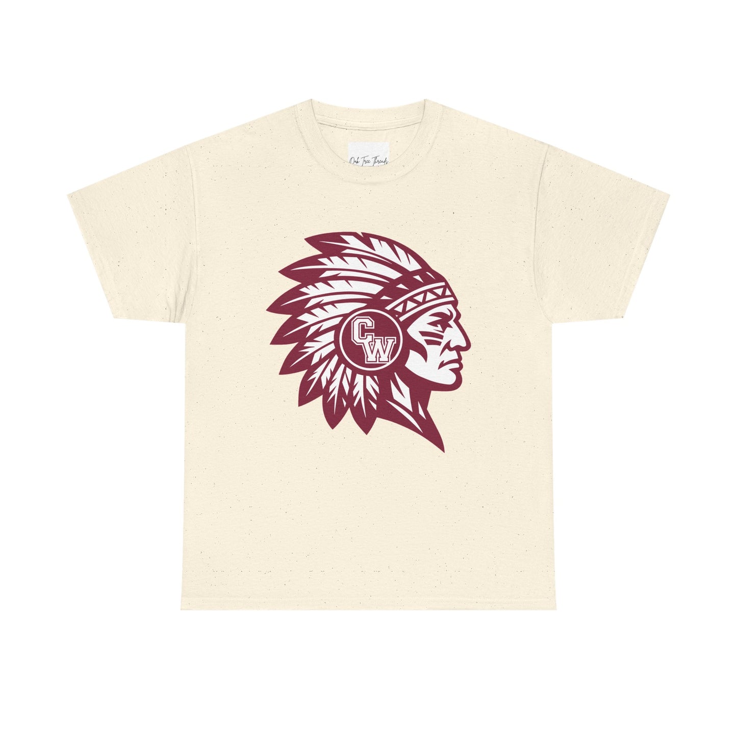 CW Indians Logo T-Shirt — CW Maroon Graphic Tee