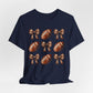 Football & Bows Tee — Cute Game Day Shirt for Fans & Moms
