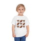 Toddler Tee — Footballs & Bows Pattern (BELLA +CANVAS)