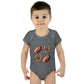 Baby Bodysuit — Football & Bow Pattern Infant Onesie (Cute Game Day Outfit)