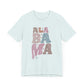 Alabama State Tee Unisex Jersey Short Sleeve Tee