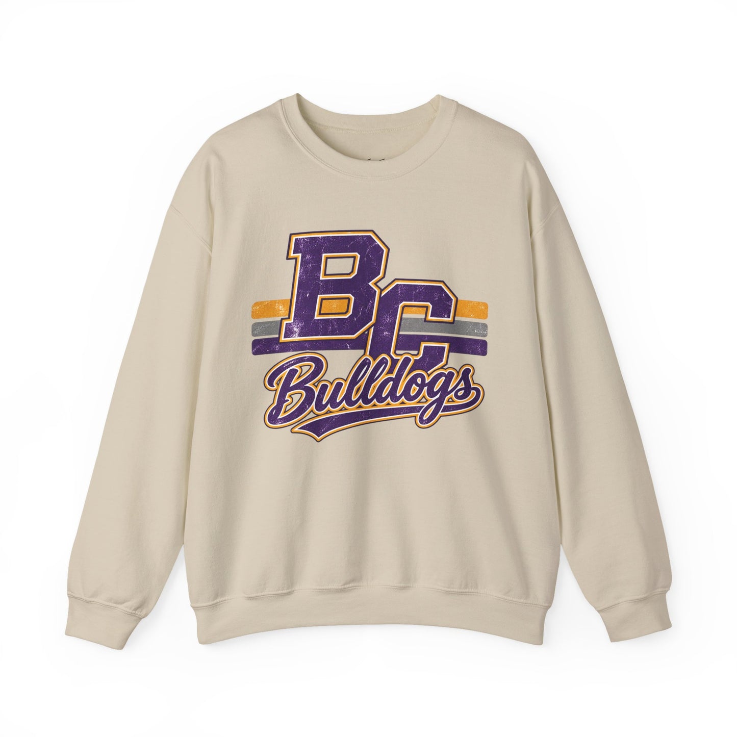 Bloom-Carroll Bulldogs Retro Crewneck Sweatshirt
