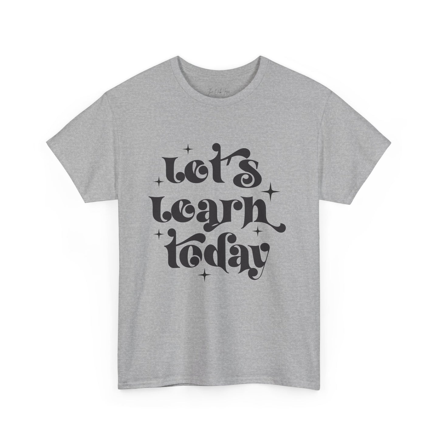 Let's Learn Today Unisex Heavy Cotton Tee