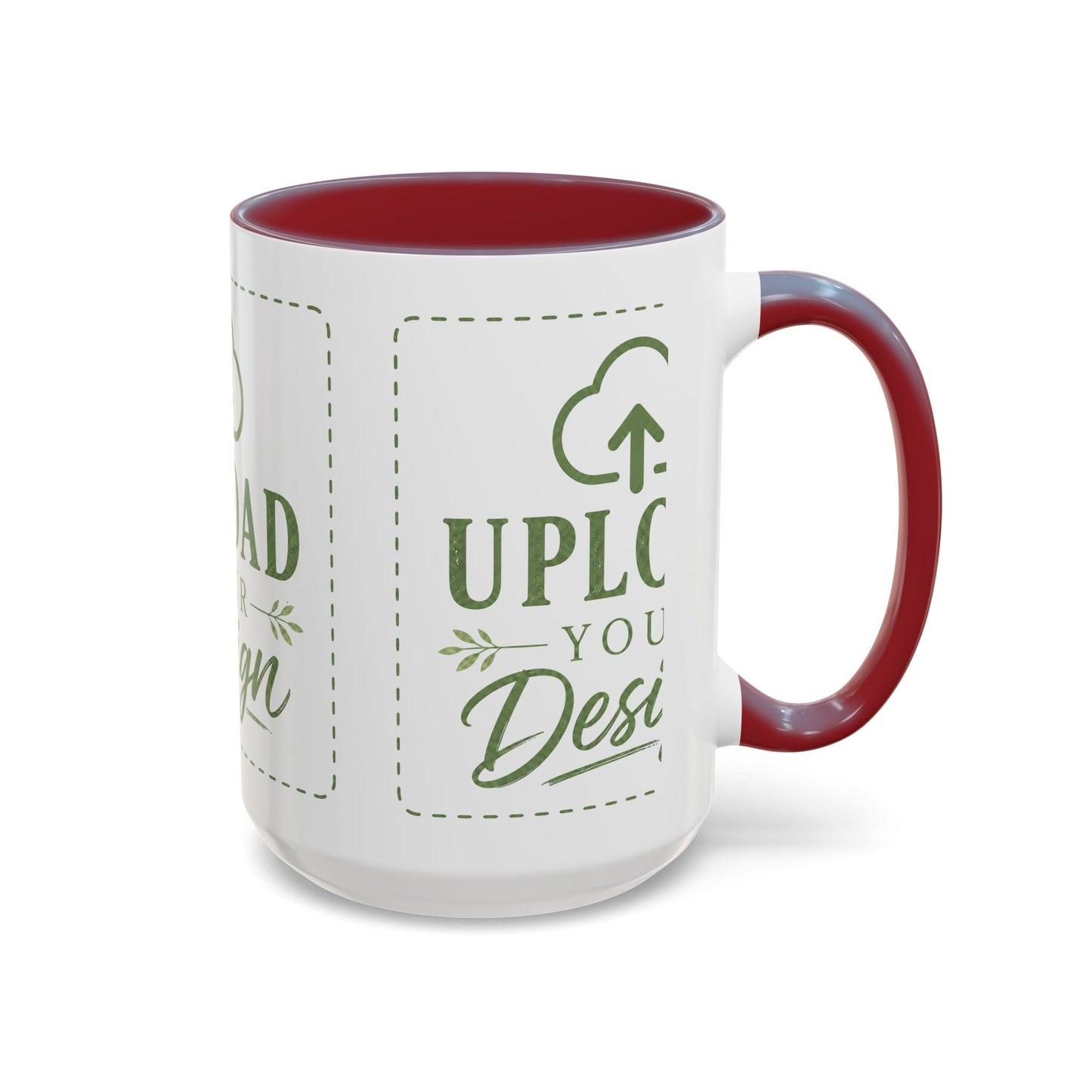 Custom Accent Coffee Mug – Custom Upload Design Ceramic Mug (11oz & 15oz)