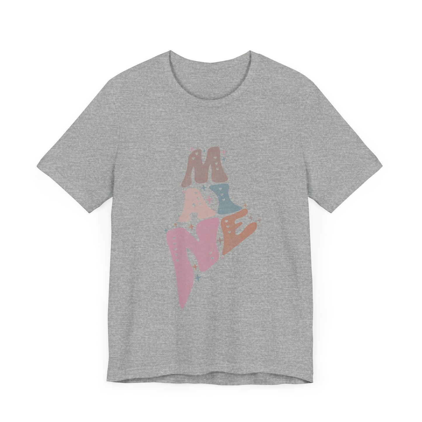 Maine State Tee Unisex Jersey Short Sleeve Tee