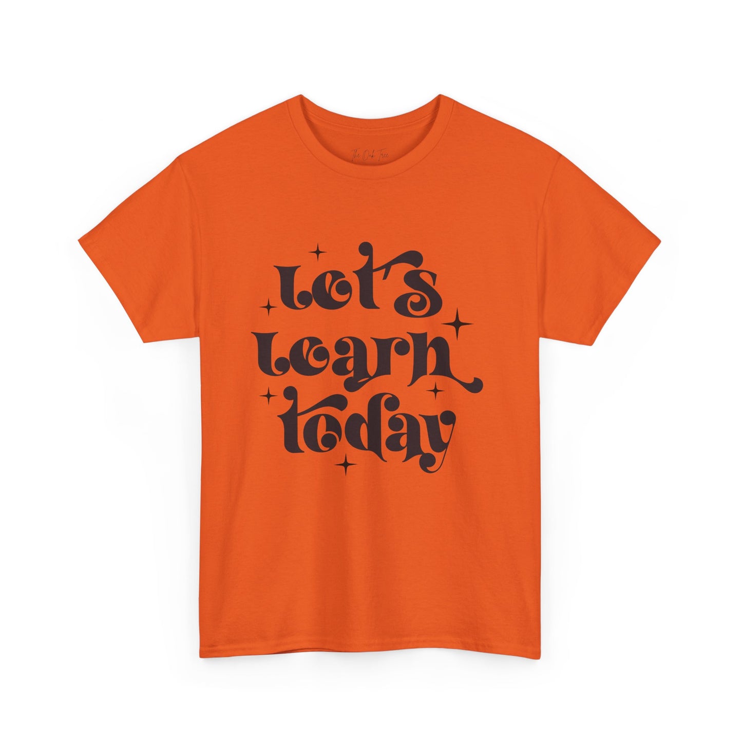 Let's Learn Today Unisex Heavy Cotton Tee