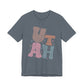 Utah State Tee Unisex Jersey Short Sleeve Tee