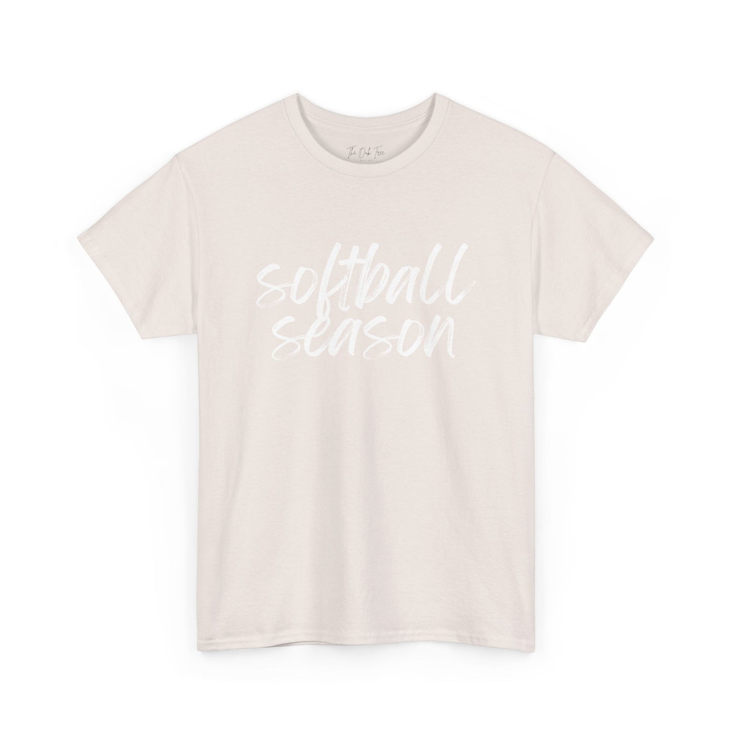 Softball Season- White Text Tee