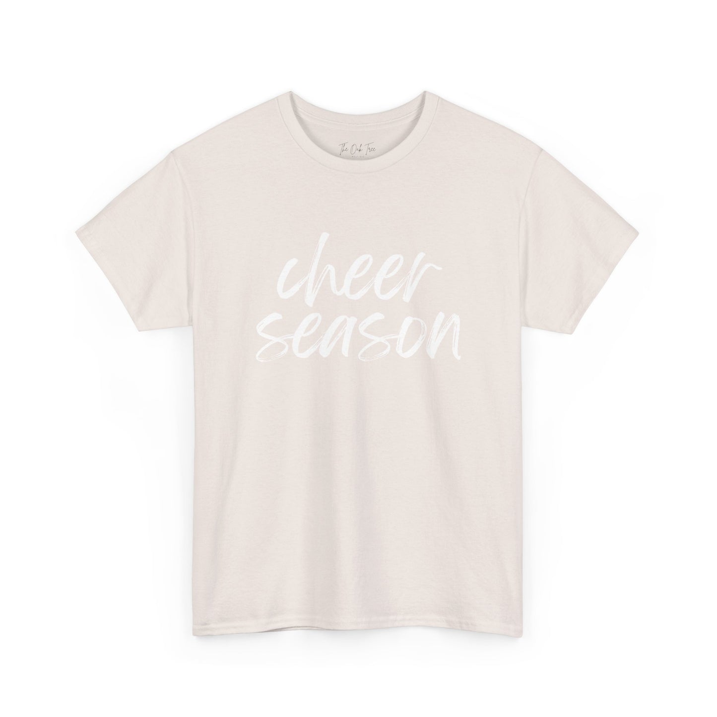 Cheer Season- White Text Tee