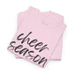 Cheer Season- Black Text Tee