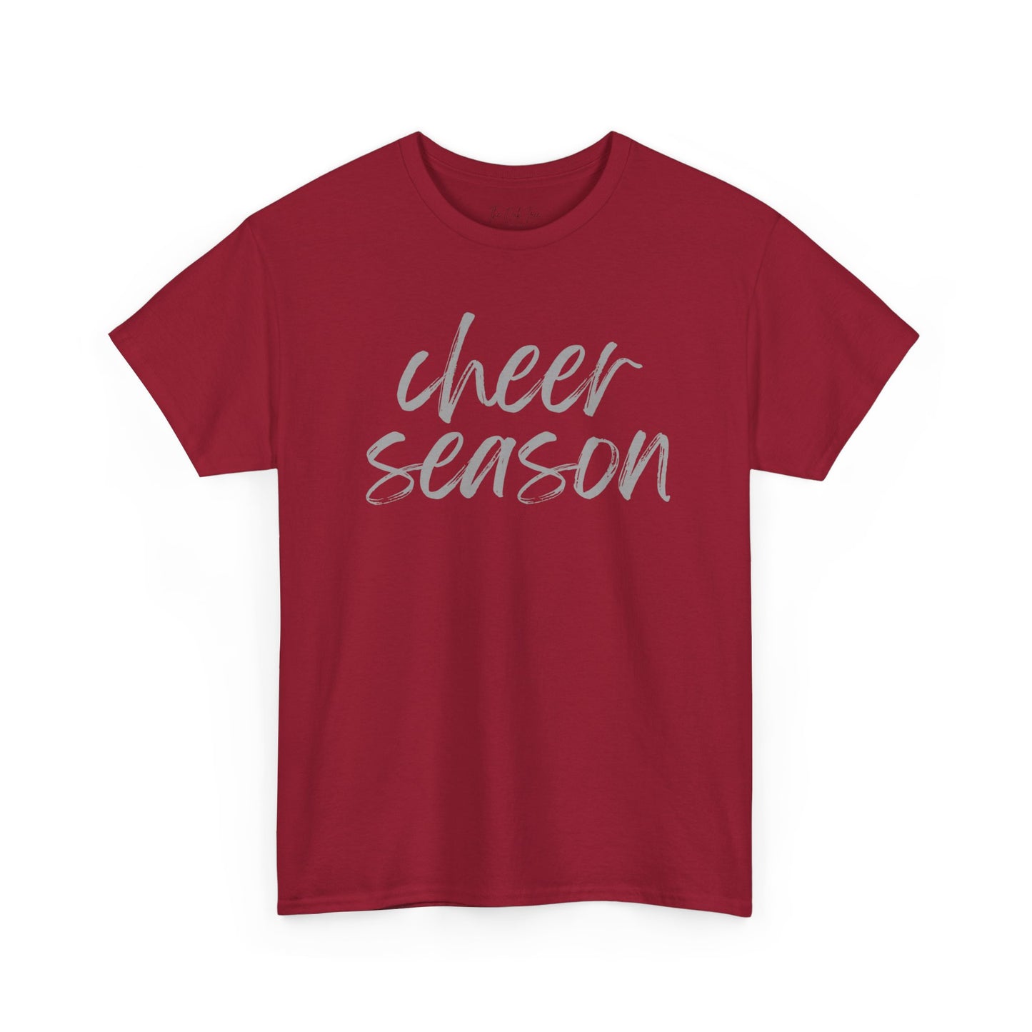 Cheer Season- Grey Text Tee