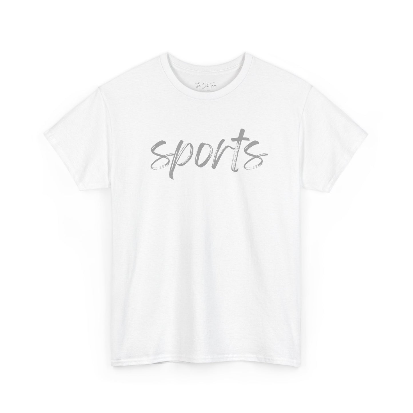 Sports- Grey Text Tee