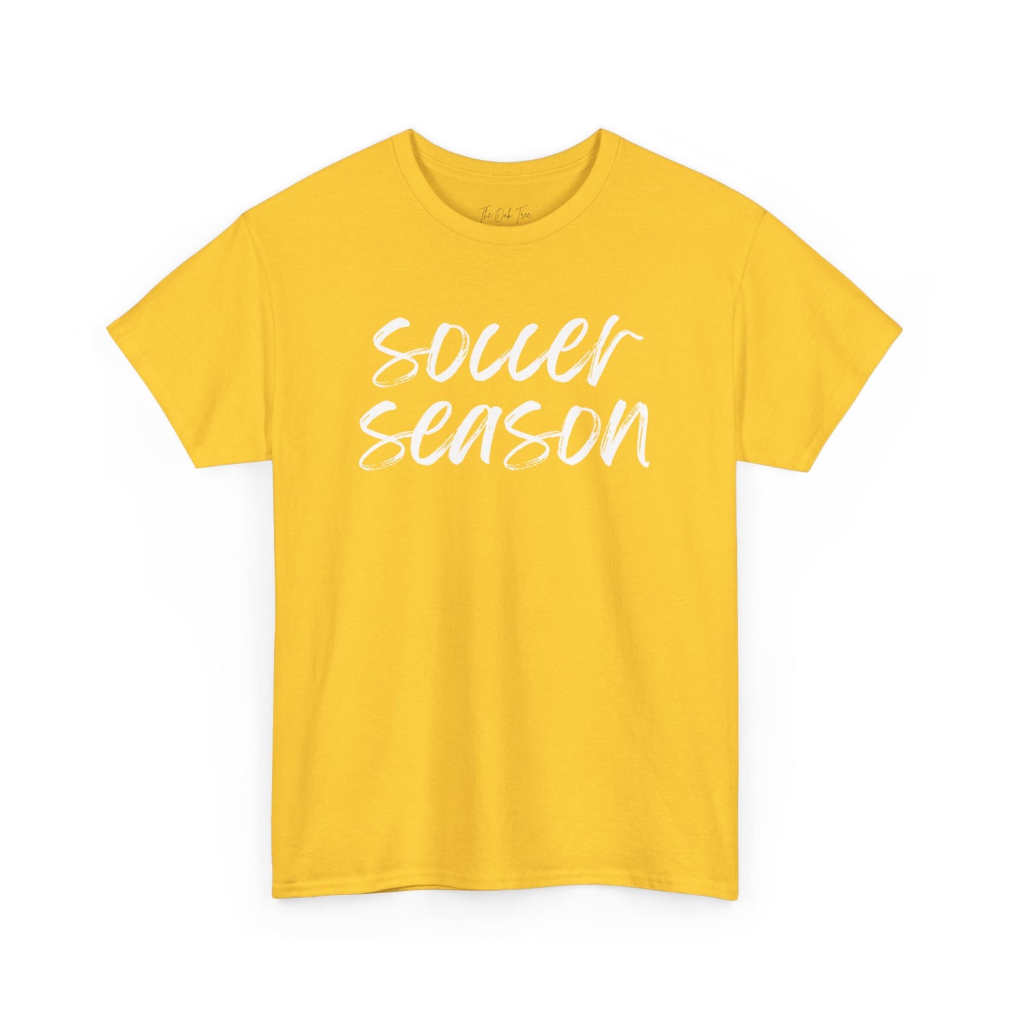 Soccer Season- White Text Tee