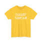 Soccer Season- White Text Tee