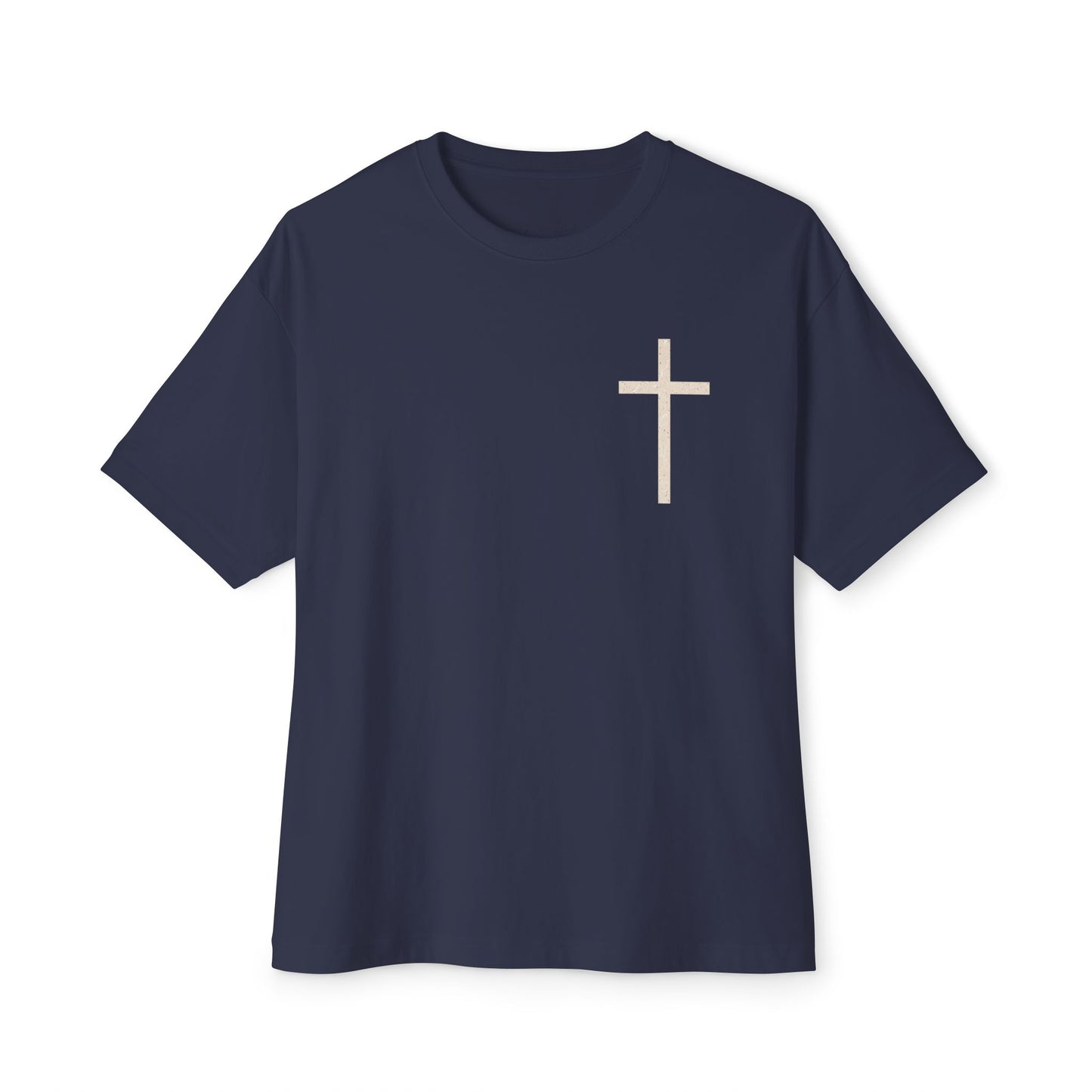 Oversized & Boxy Lift Heavy Pray Hard  Tee — Faith & Fitness Tee