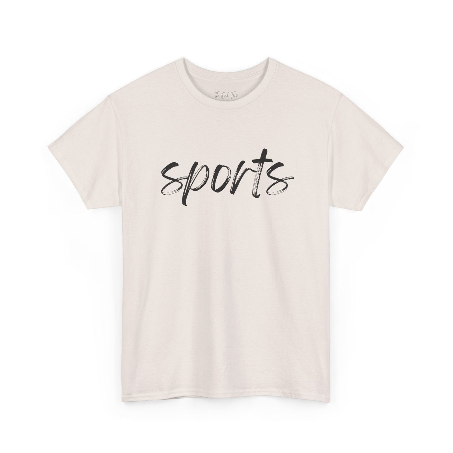 Sports- Black Text Tee