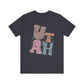 Utah State Tee Unisex Jersey Short Sleeve Tee