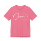 Jesus The Way. The Truth. The Life. Unisex Jersey Short Sleeve Tee