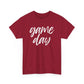 Game Day- White Text Script Tee