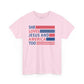 She Loves Jesus & America Too Unisex Jersey Short Sleeve Tee