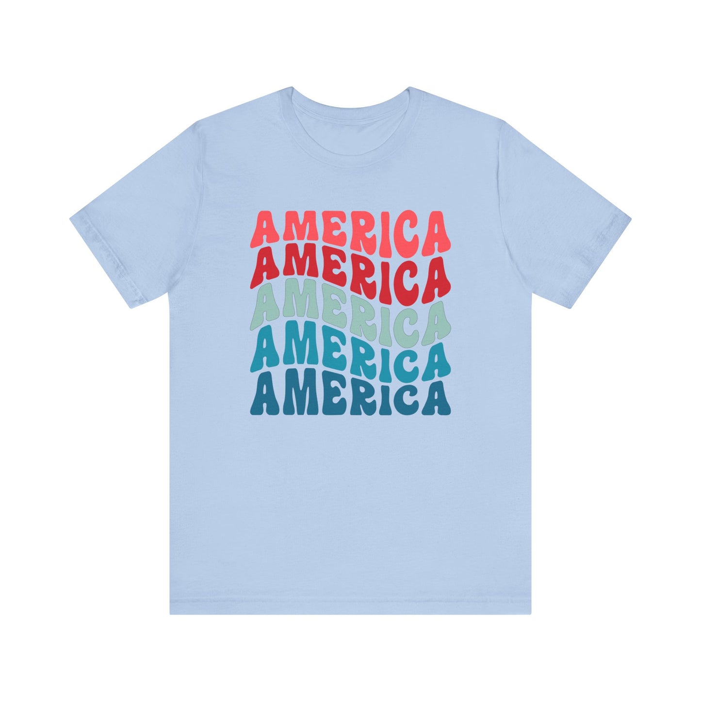 America x5 Unisex Jersey Short Sleeve Tee