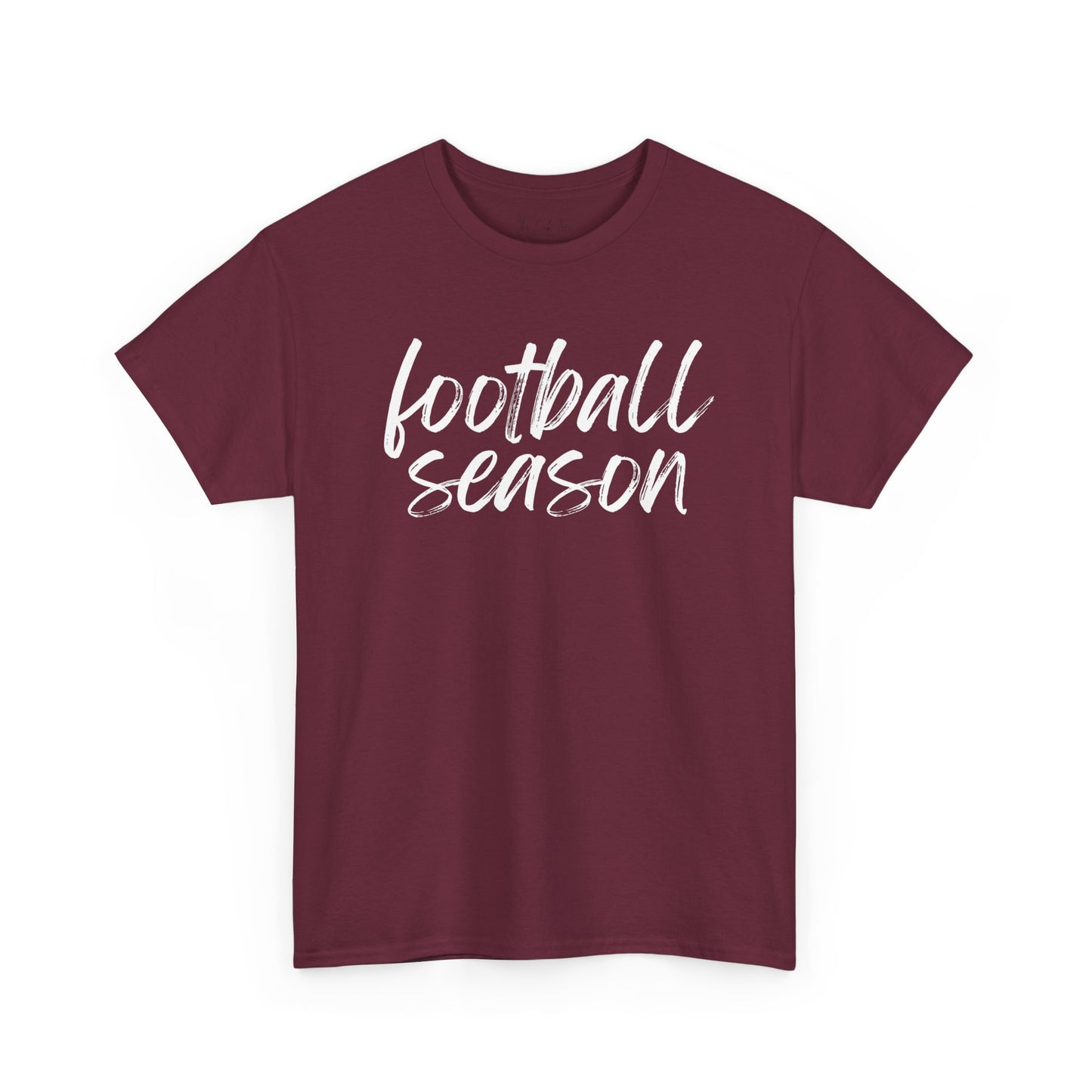 Football Season- White Text Tee