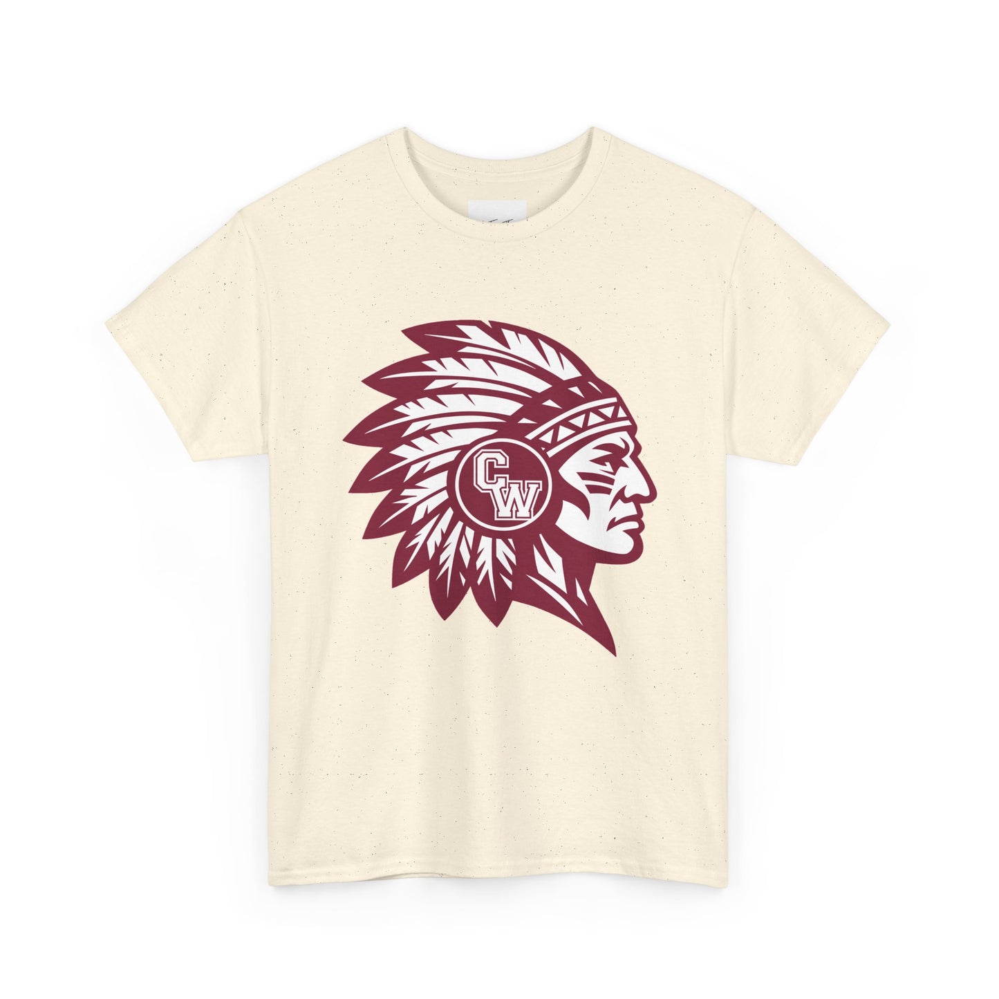 CW Indians Logo T-Shirt — CW Maroon Graphic Tee