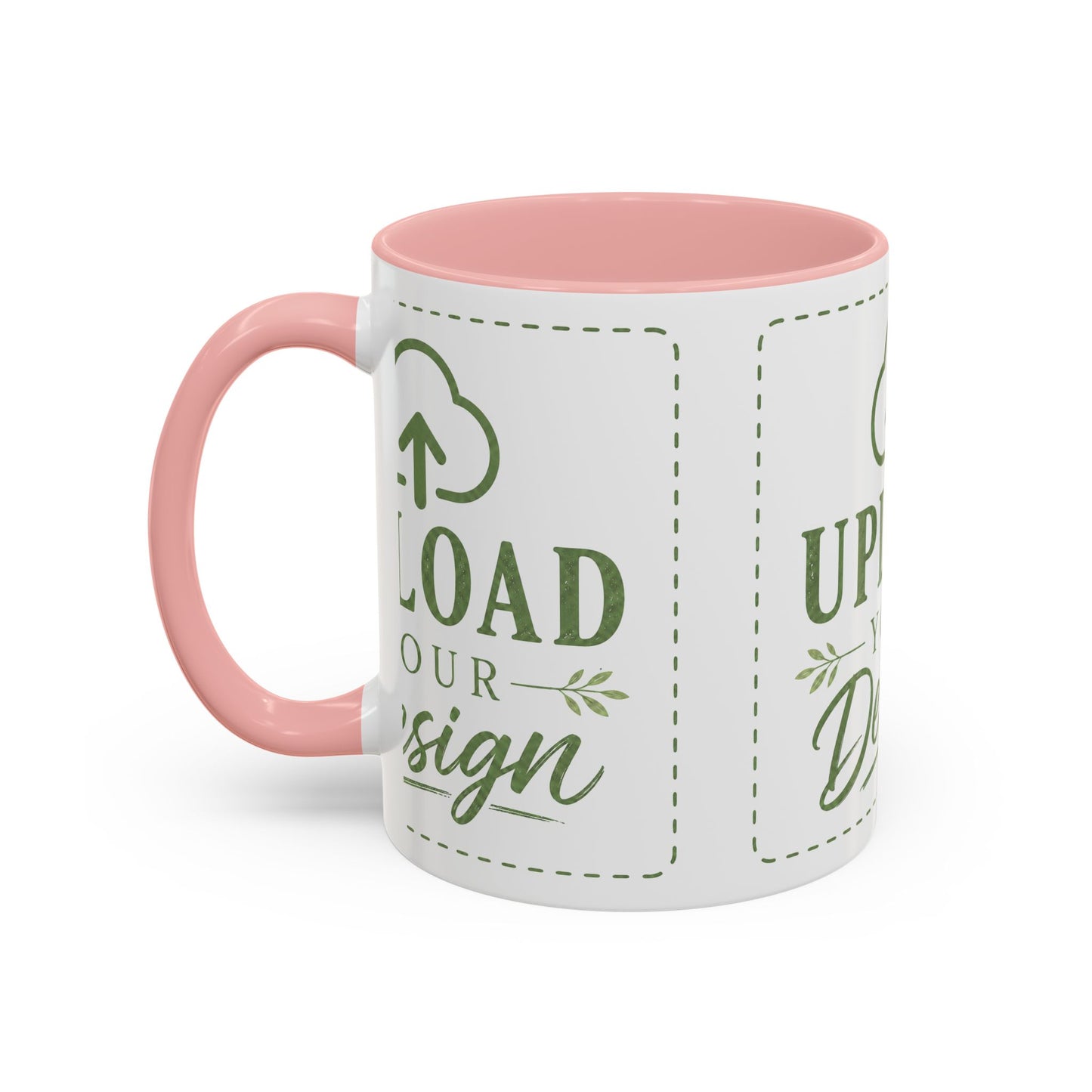 Custom Accent Coffee Mug – Custom Upload Design Ceramic Mug (11oz & 15oz)