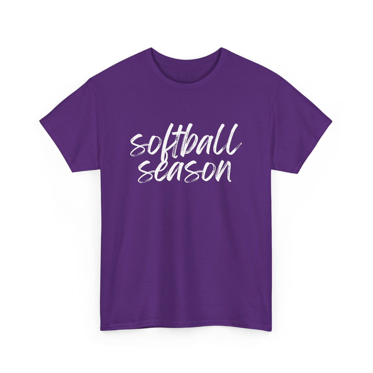 Softball Season- White Text Tee