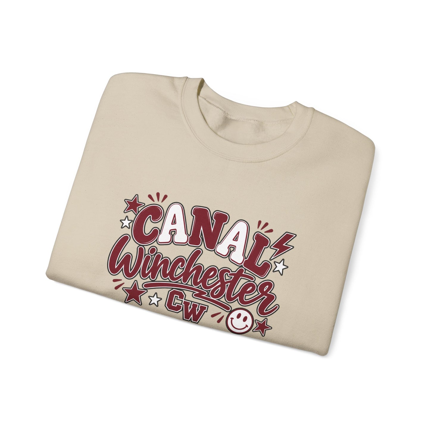 Crewneck Sweatshirt – 'Canal Winchester' Retro Script Pullover