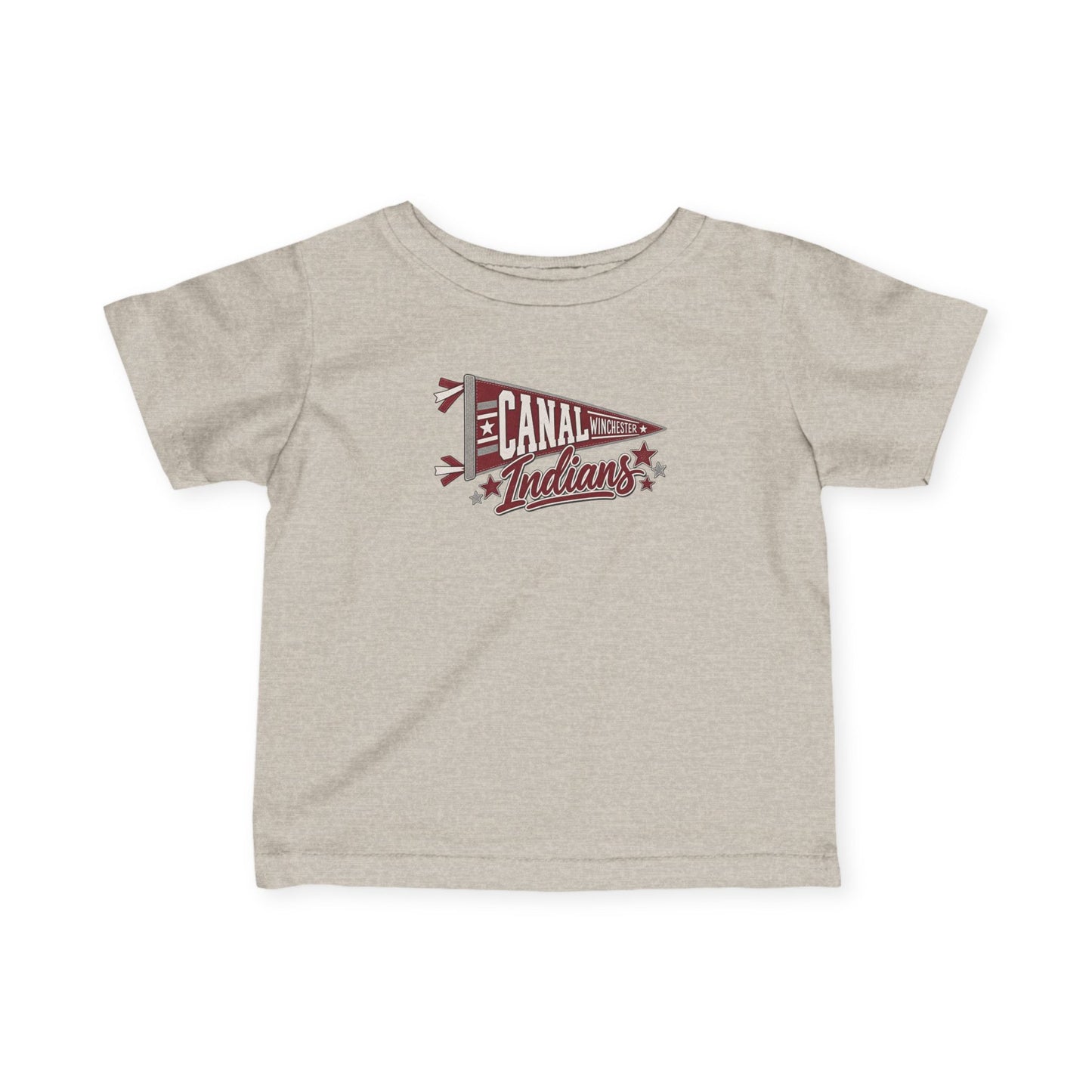 Infant Tee – Canal Indians Vintage Pennant Baby Shirt