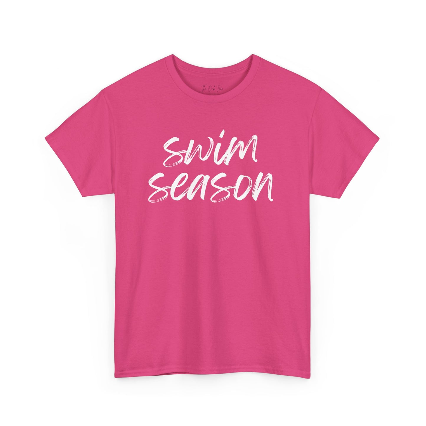 Swim Season- White Text Tee
