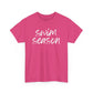 Swim Season- White Text Tee