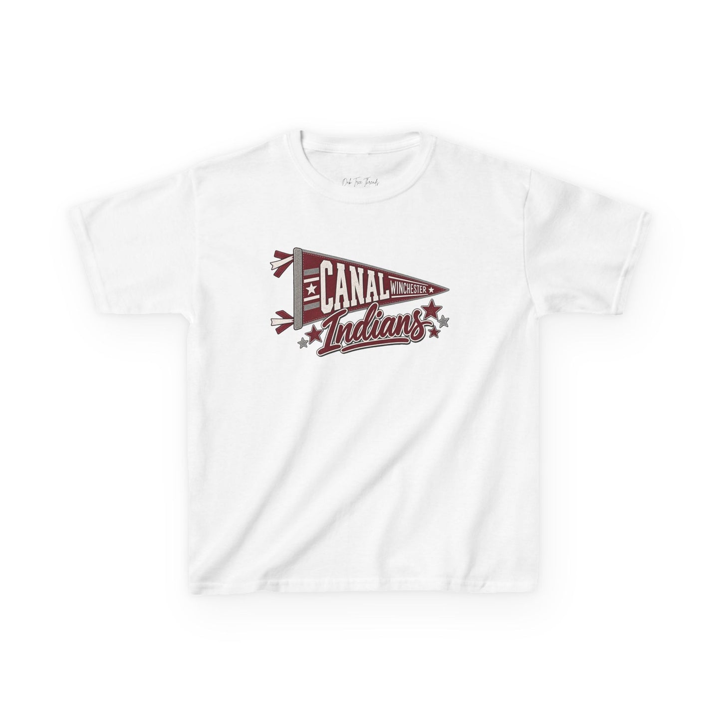 Kids Tee — Canal Indians Pennant Vintage School Spirit Shirt