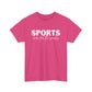 Sports Here for the Snacks Unisex Heavy Cotton Tee