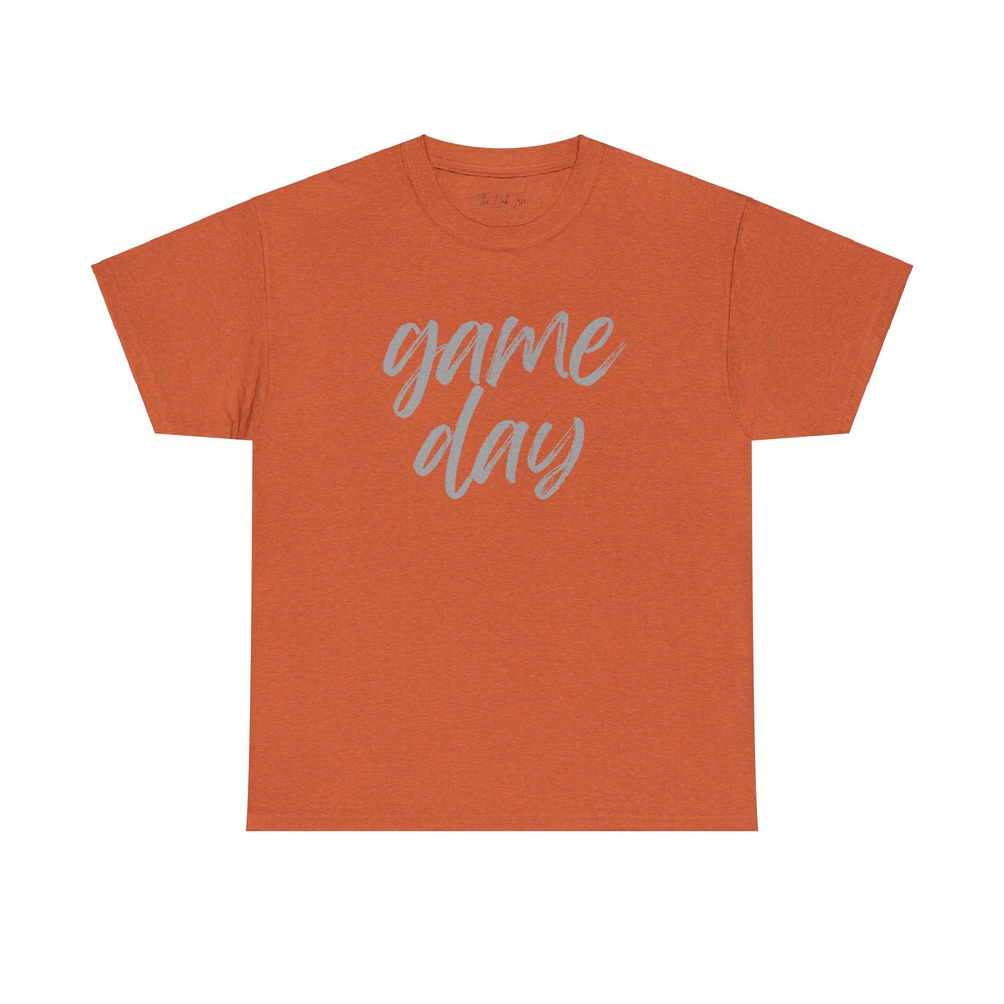 Game Day- Grey Text Script Tee