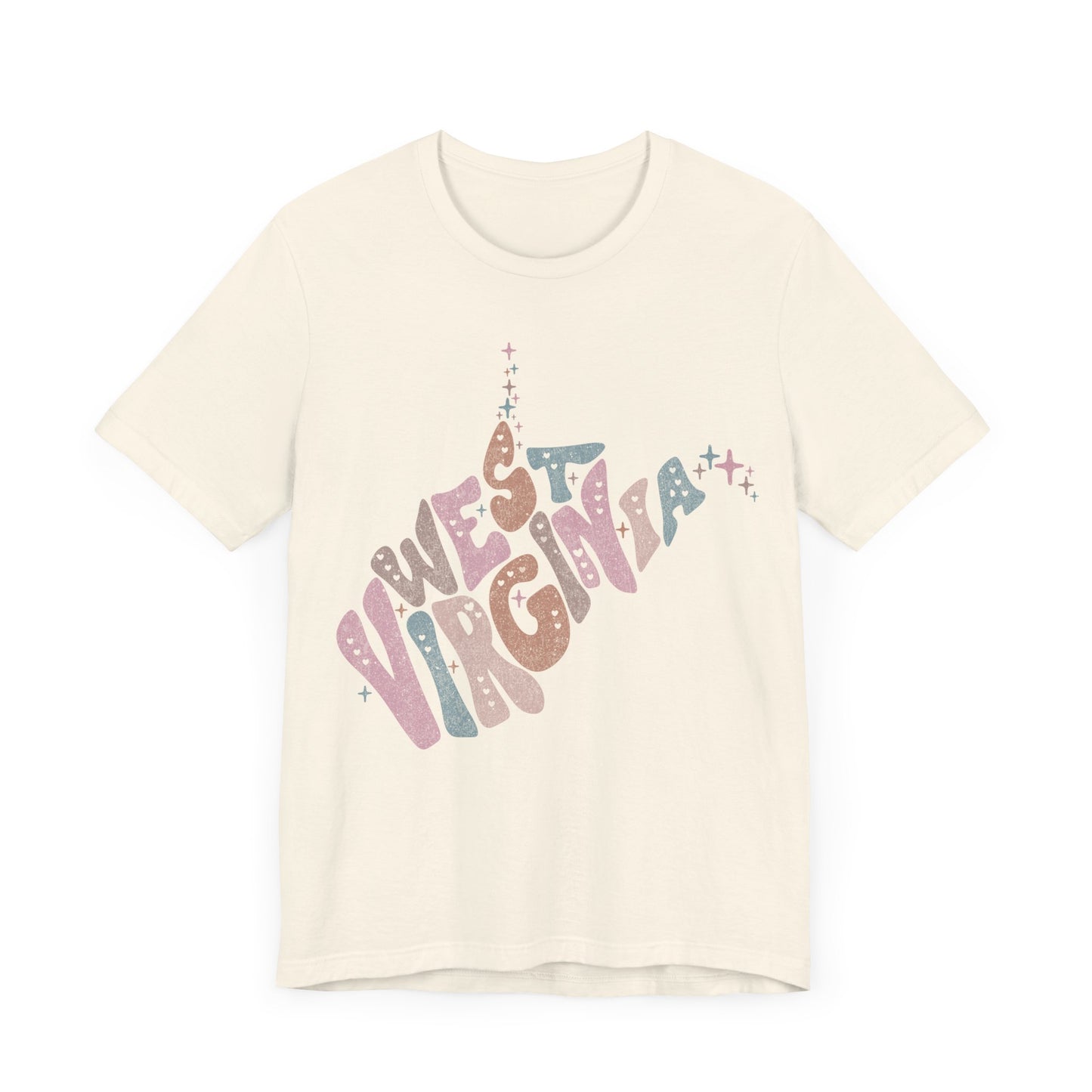 West Virginia State Tee Unisex Jersey Short Sleeve Tee