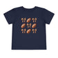 Toddler Tee — Footballs & Bows Pattern (BELLA +CANVAS)