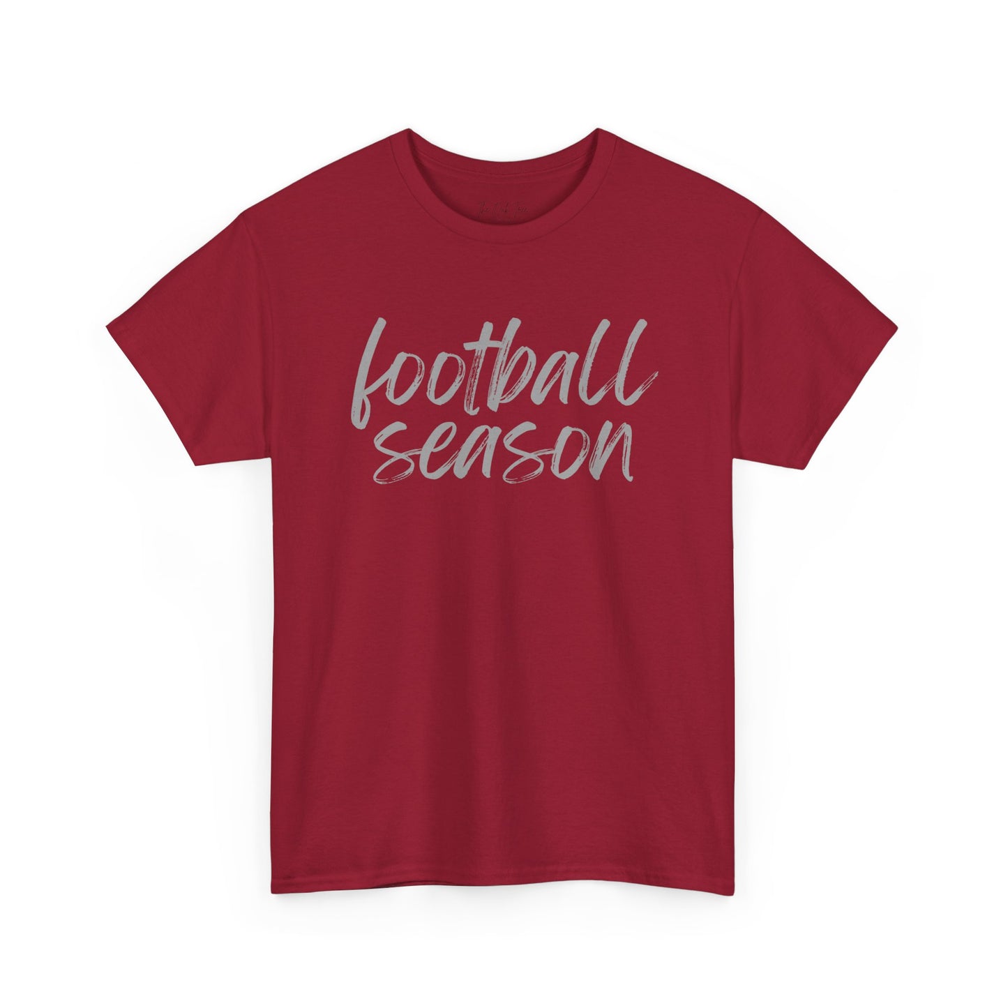 Football Season- Grey Text Tee