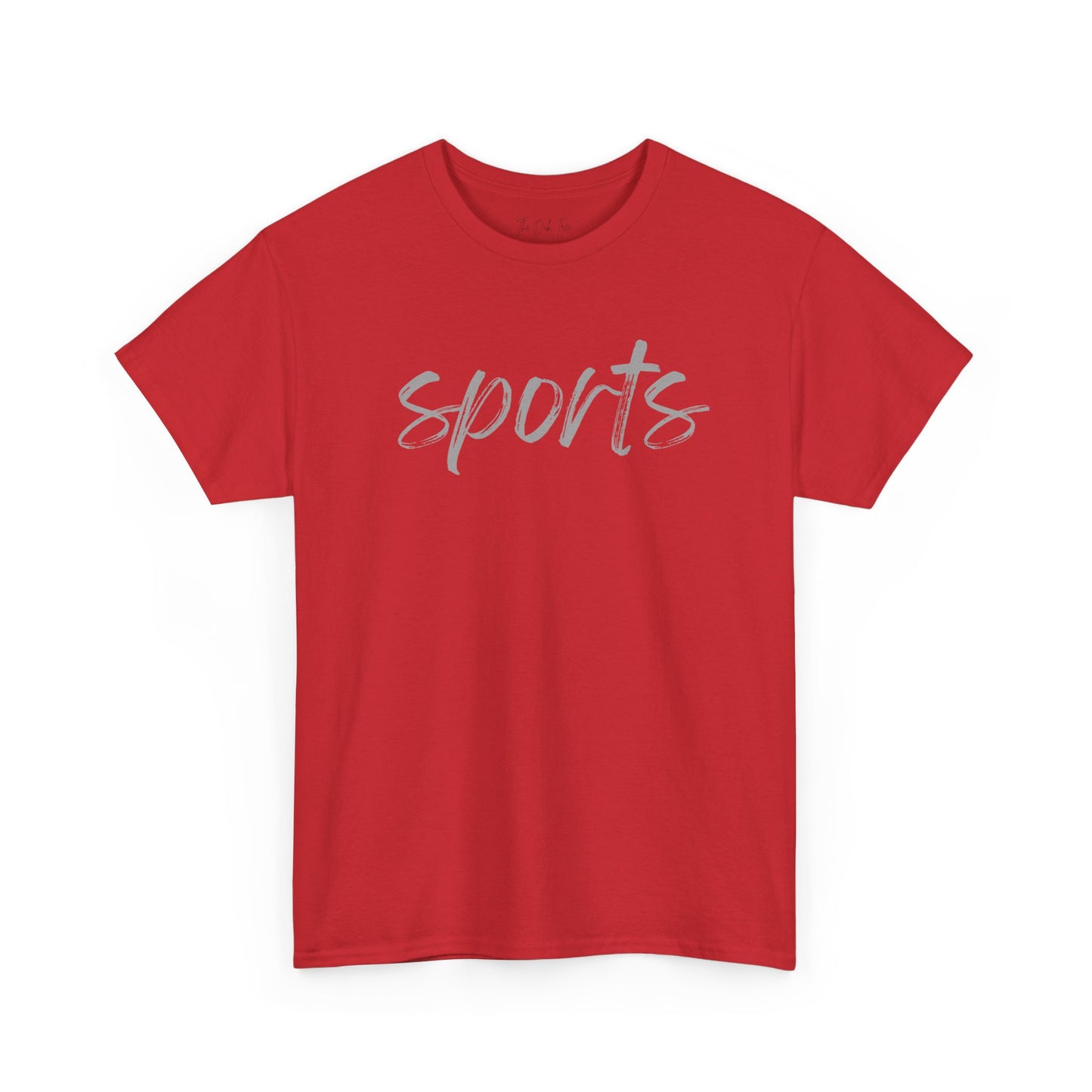 Sports- Grey Text Tee