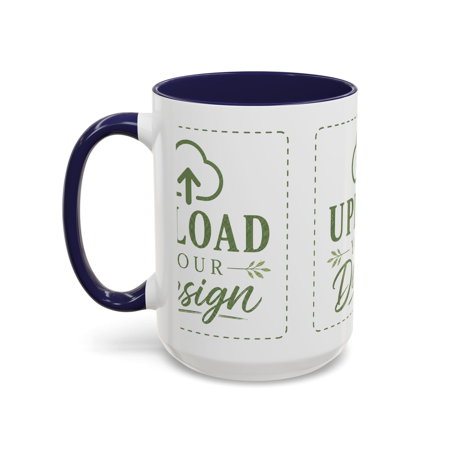 Custom Accent Coffee Mug – Custom Upload Design Ceramic Mug (11oz & 15oz)