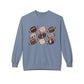 Vintage Pattern Football Crewneck Sweatshirt